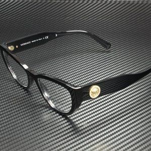 Versace Women's Gold 53mm Eyeglasses! NEW!